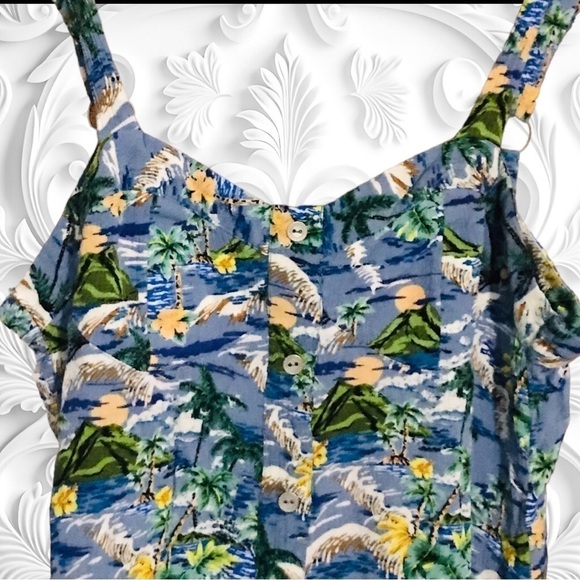 Wild Fable Hawaiian Skater Dress Size Large - Picture 2 of 3